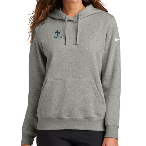 La Salle - Ladies Club Fleece Sleeve Swoosh Pullover Hoodie Thumbnail